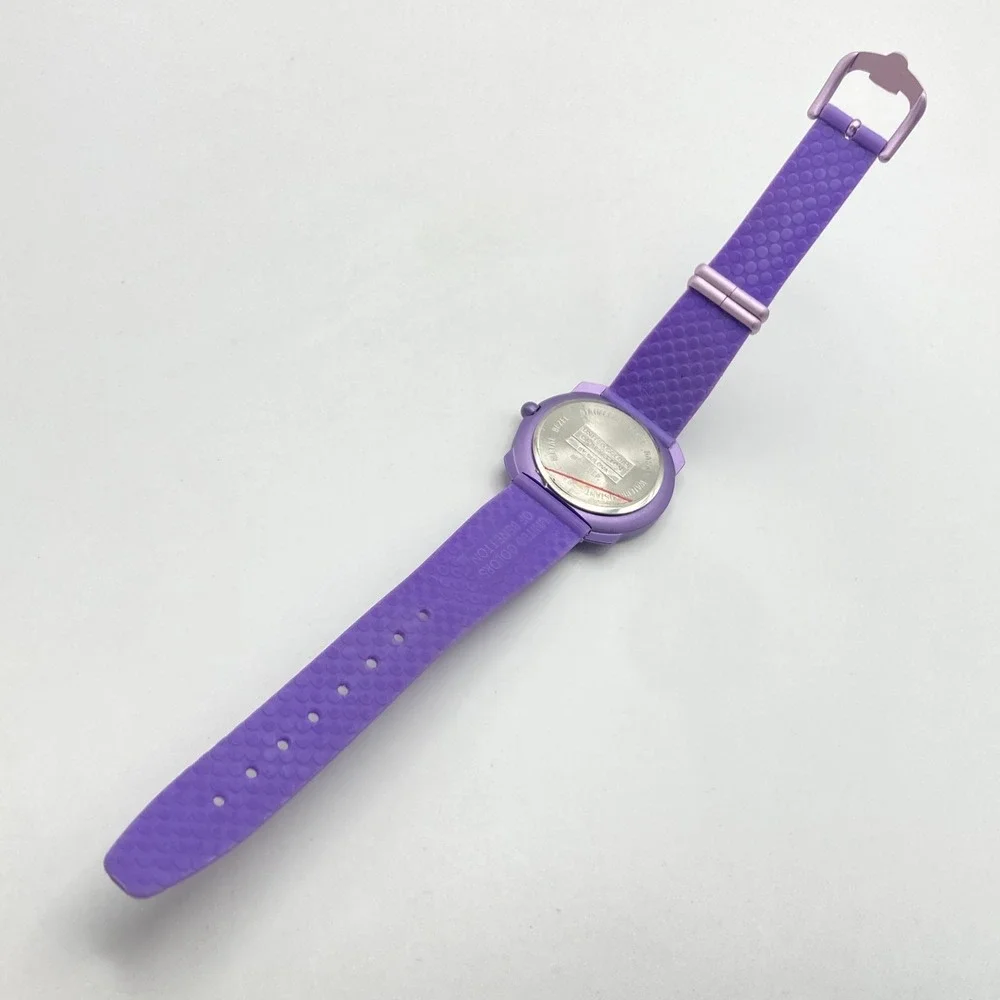 United Colors of Benetton by Bulova Women's Watch Purple 34mm New Battery 8.25